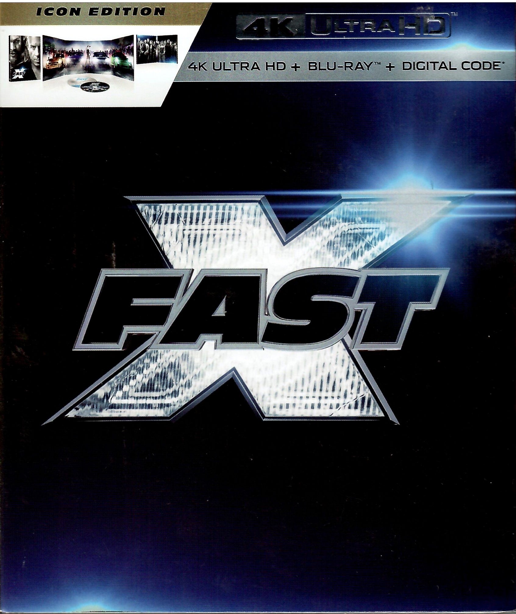 Fast & Furious 10 [Fast X] (4K UHD + Blu-ray Steelbook) New