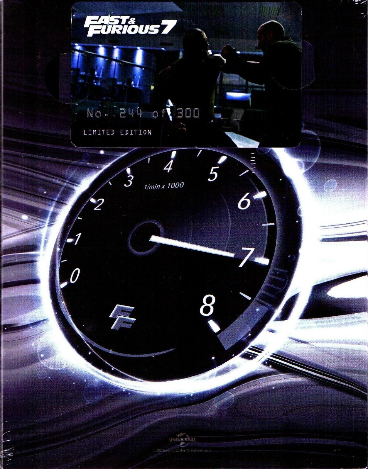 Fast and Furious 1-7 1-Click SteelBook Maniacs Box Set (FAC#90)(Czech)