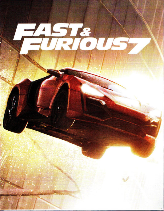 Fast and Furious 7 Full Slip SteelBook (2015)(Unnumbered)(Czech)