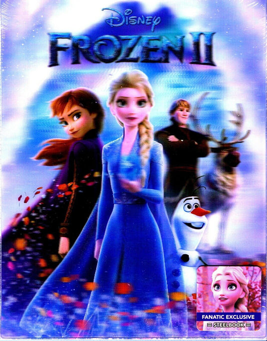 Frozen II Double Lenticular SteelBook (2019)(Fanatic Exclusive #1)(China)(OST Only)