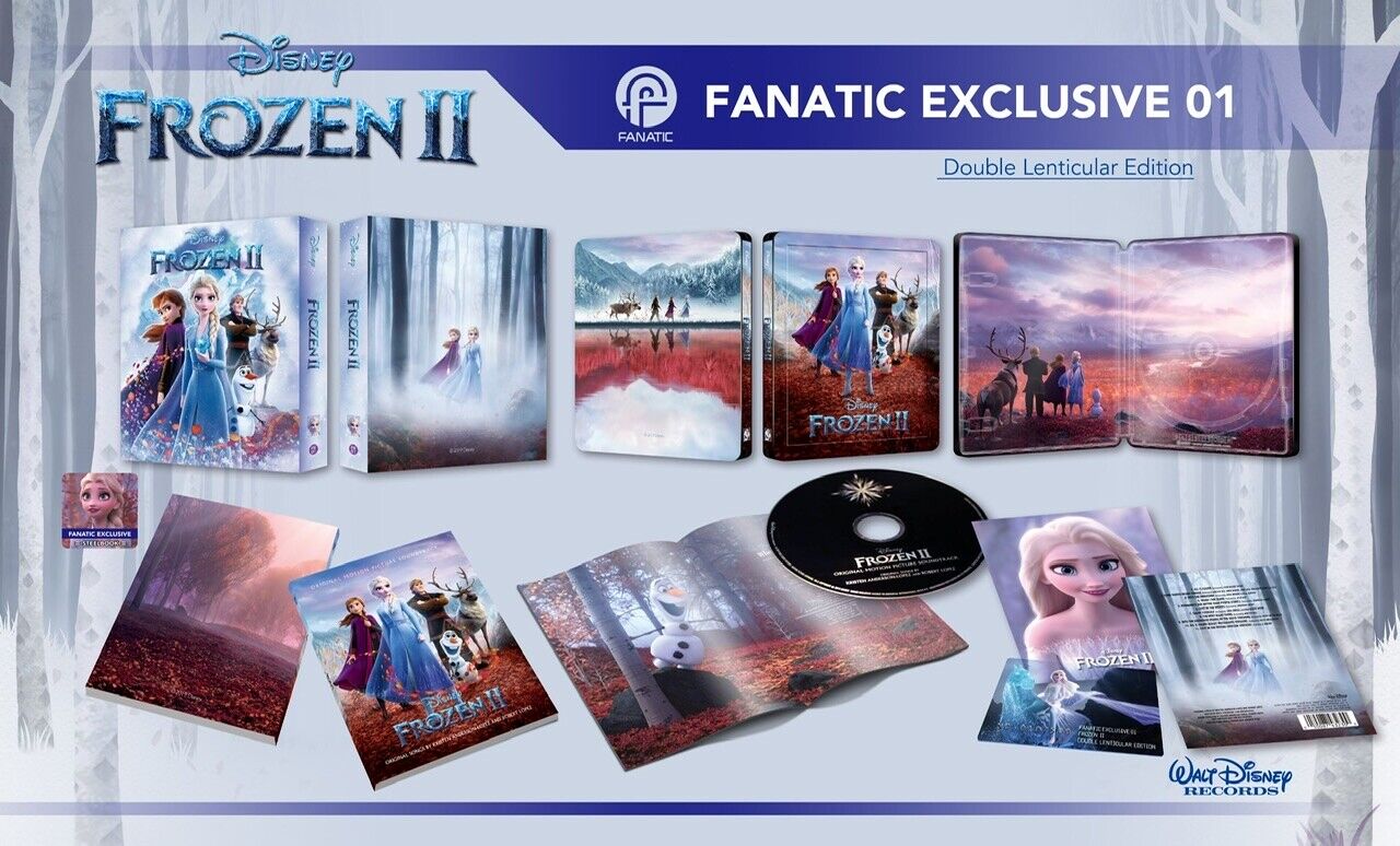 Frozen II 1-Click SteelBook (2019)(Fanatic Exclusive #1)(China)(OST Only)