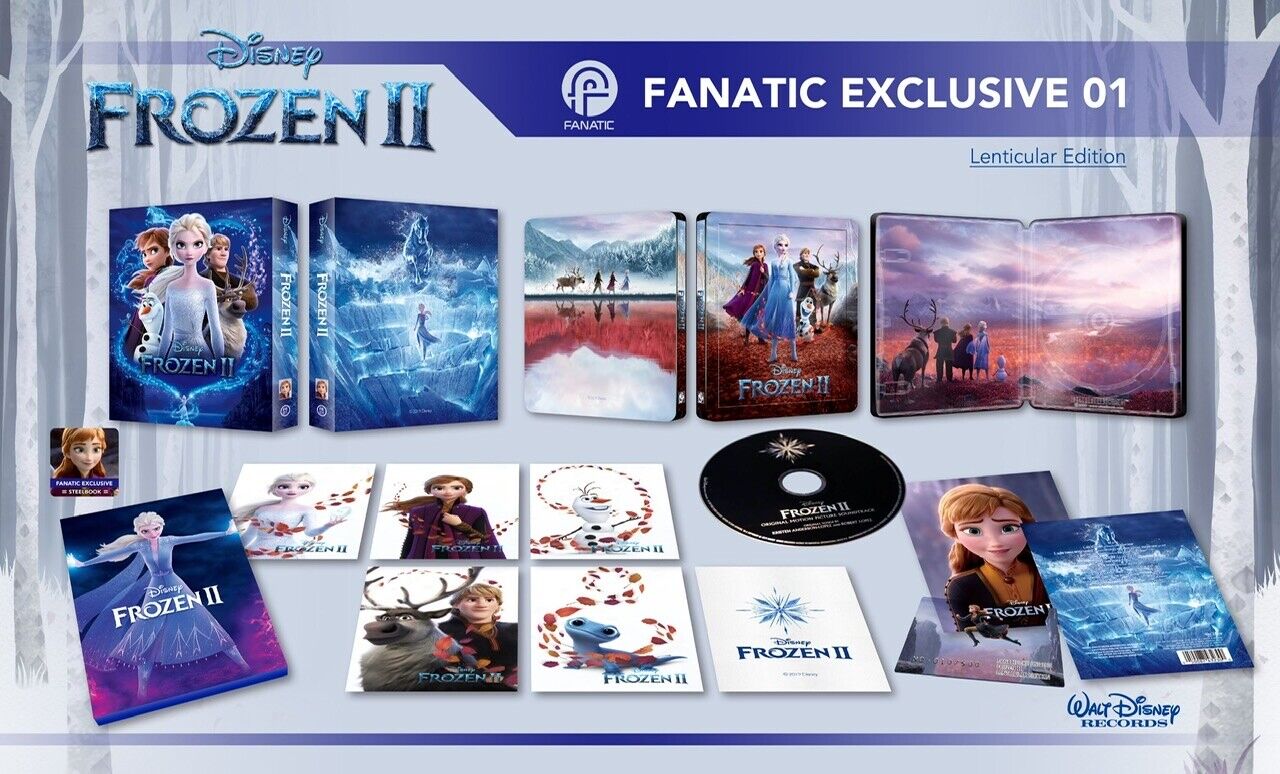 Frozen II Lenticular SteelBook (2019)(Fanatic Exclusive #1)(China)(OST Only)