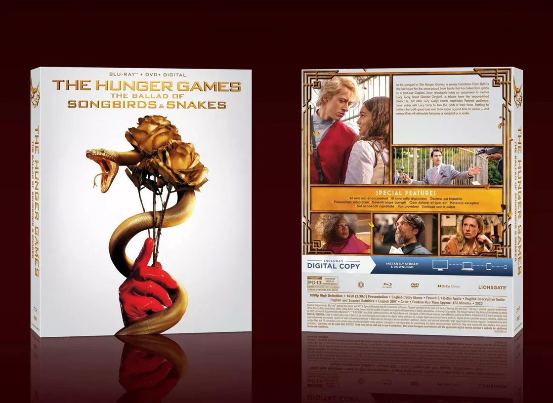 The Hunger Games: The Ballad of Songbirds and Snakes w/ Exclusive Slip –  Blurays For Everyone