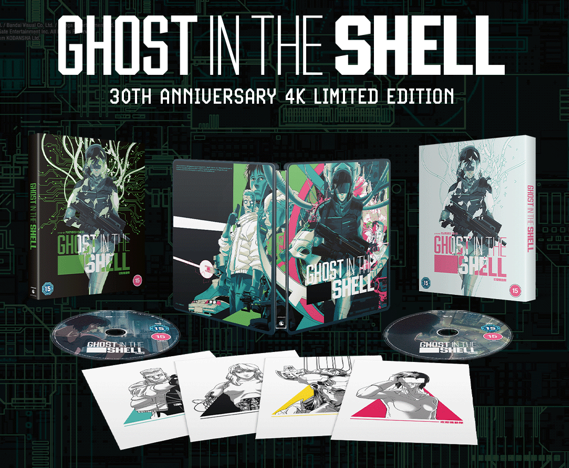 Ghost in the Shell 4K SteelBook: Kuro Black Edition (1995)(UK)