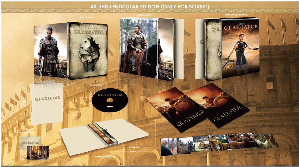 Gladiator 4K Lenticular 1-Click SteelBook (2000)(HDZeta Gold Label #03)(China)