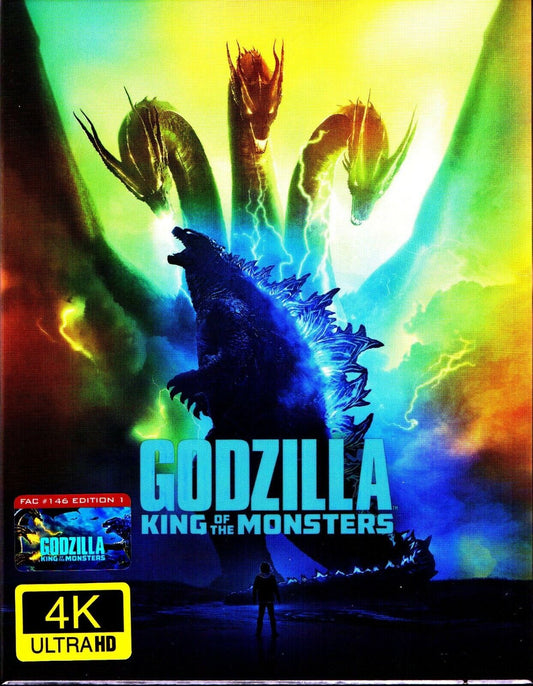 Godzilla: King of the Monsters 4K XL Full Slip SteelBook (FAC #146)(Czech)