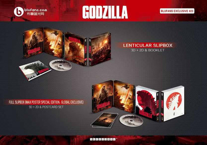 Godzilla 3D Full Slip SteelBook (2014)(Blufans #23)(China)