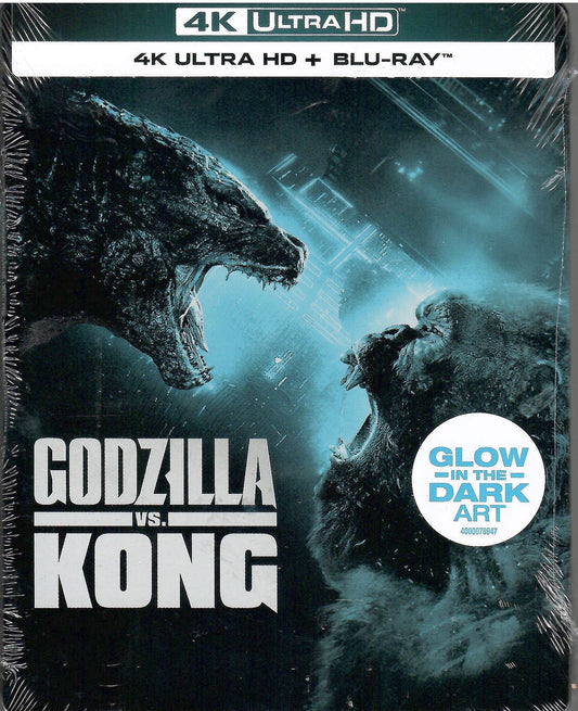 Godzilla Vs. Kong 4K SteelBook: Glow in the Dark Edition (2021)(Exclusive)