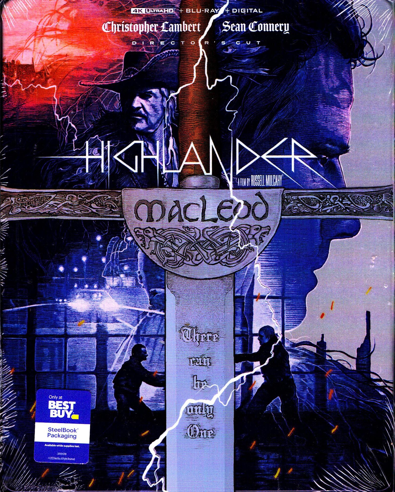 Highlander [SteelBook] [Includes Digital Copy] [4K Ultra HD  Blu-ray/Blu-ray] [Only @ Best Buy] [1986] - Best Buy