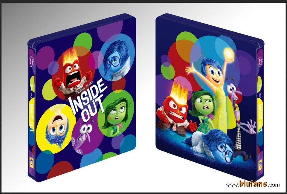 Inside Out 3D Full Slip SteelBook (2015)(Blufans#31)(China)