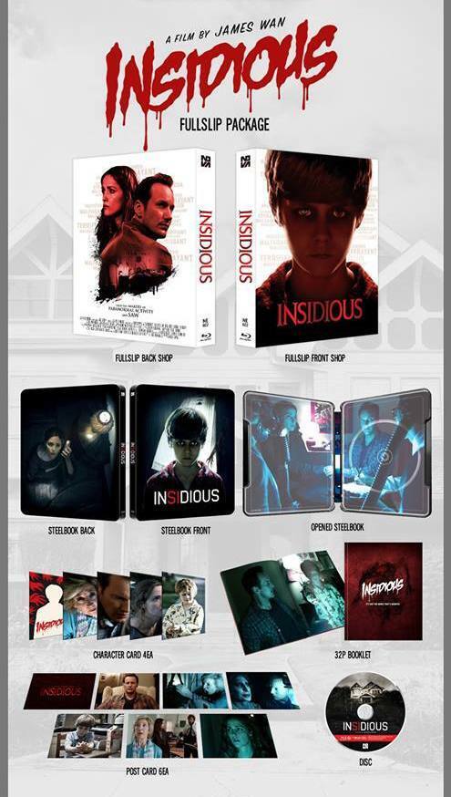 Insidious Full Slip SteelBook (2010)(NE#22)(Korea)