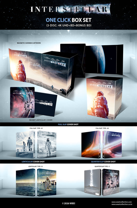 Interstellar 4K 1-Click SteelBook (WCE#31)(Korea)