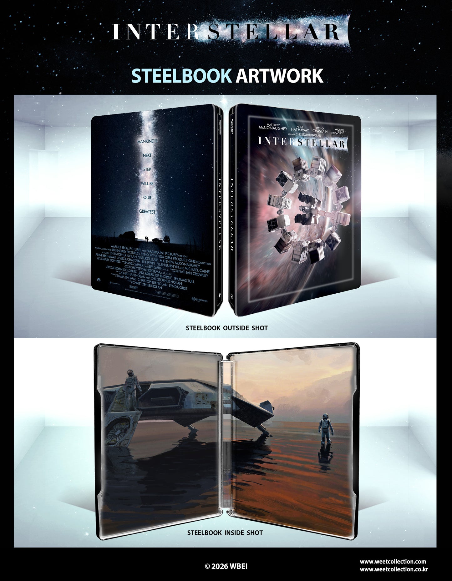 Interstellar 4K Full Slip A1 SteelBook (WCE#31)(Korea)