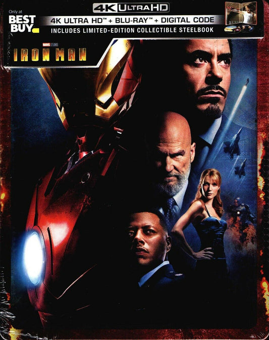 Iron Man 4K SteelBook (2008)(Exclusive)