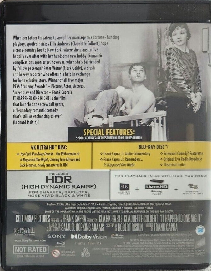 It Happened One Night 4K