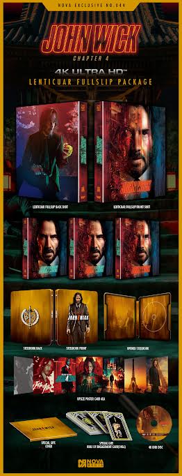 John Wick: Chapter 4 4K Lenticular SteelBook (2023)(NE#44)(Korea)