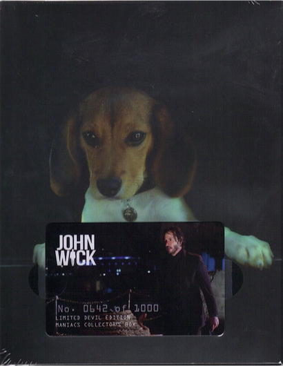 John Wick Full Slip SteelBook: Devil Edition + Lenticular Magnet w/ Coin (2014)(FAC#15)(Czech)