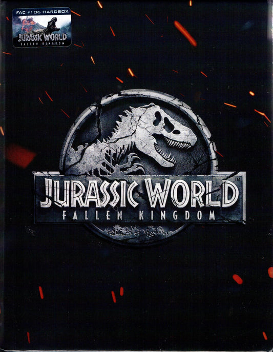 Jurassic World: Fallen Kingdom 3D & 4K 1-Click SteelBook (FAC#106)(Czech)(EMPTY)(Slip Box)