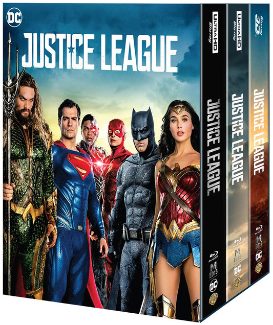 Justice League 3D + 4K 1-Click SteelBook (ME#15)(2017)(Hong Kong)