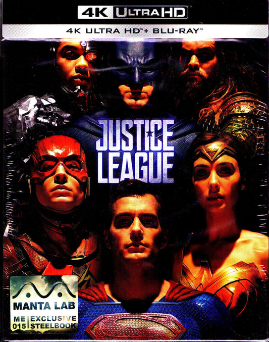 Justice League 4K Full Slip SteelBook (ME#15)(2017)(Hong Kong)