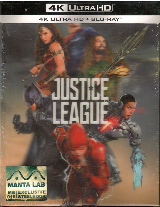 Justice League 4K Lenticular SteelBook (ME#15)(2017)(Hong Kong)