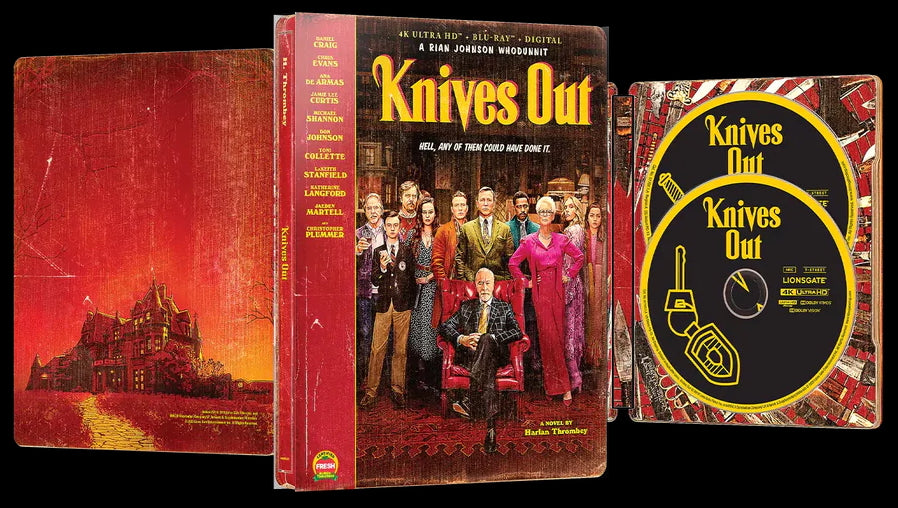 Knives Out 4K SteelBook (Re-release)(Exclusive)