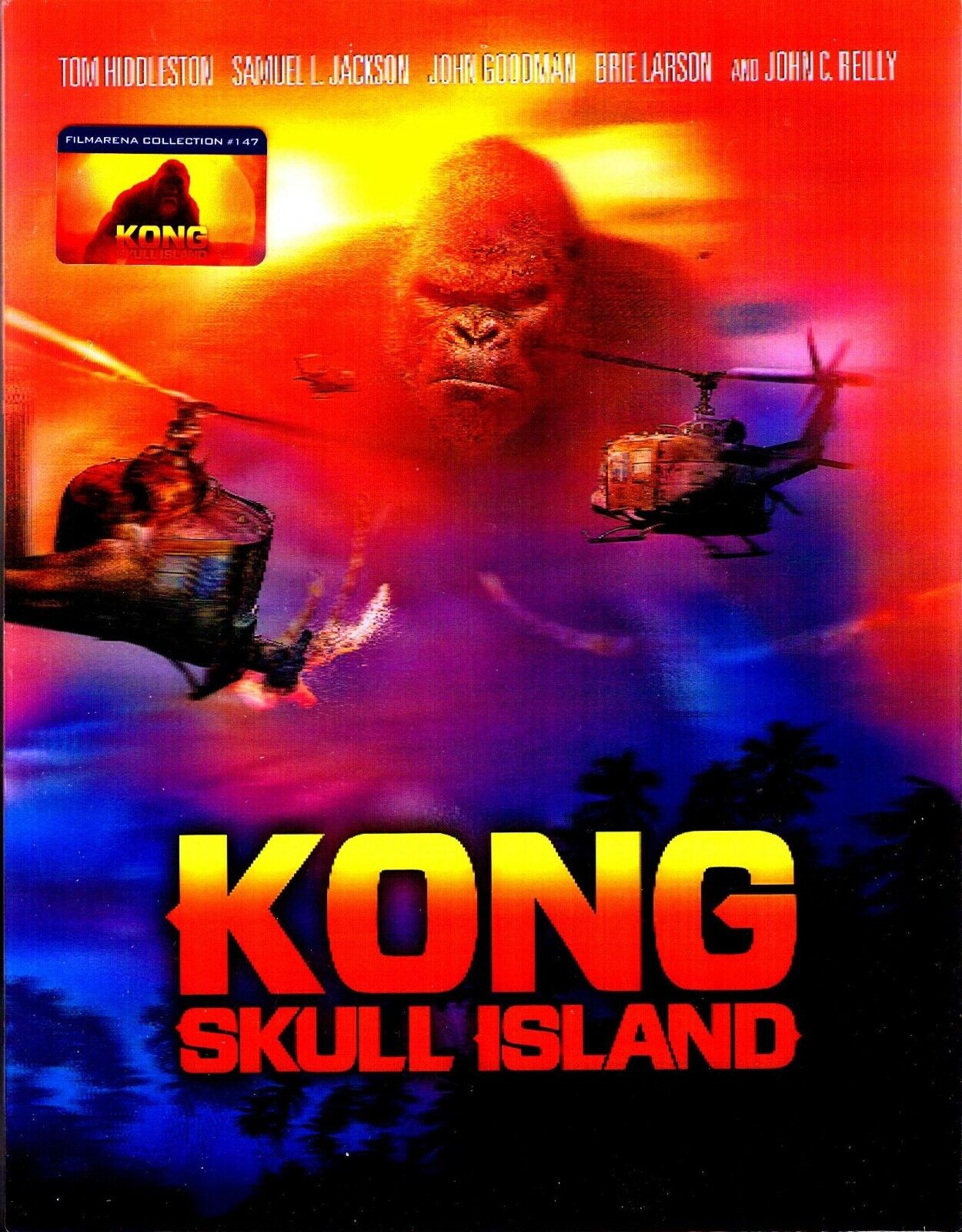 Kong: Skull Island Lenticular Sticker A For SteelBook (FAC#147)(Czech)