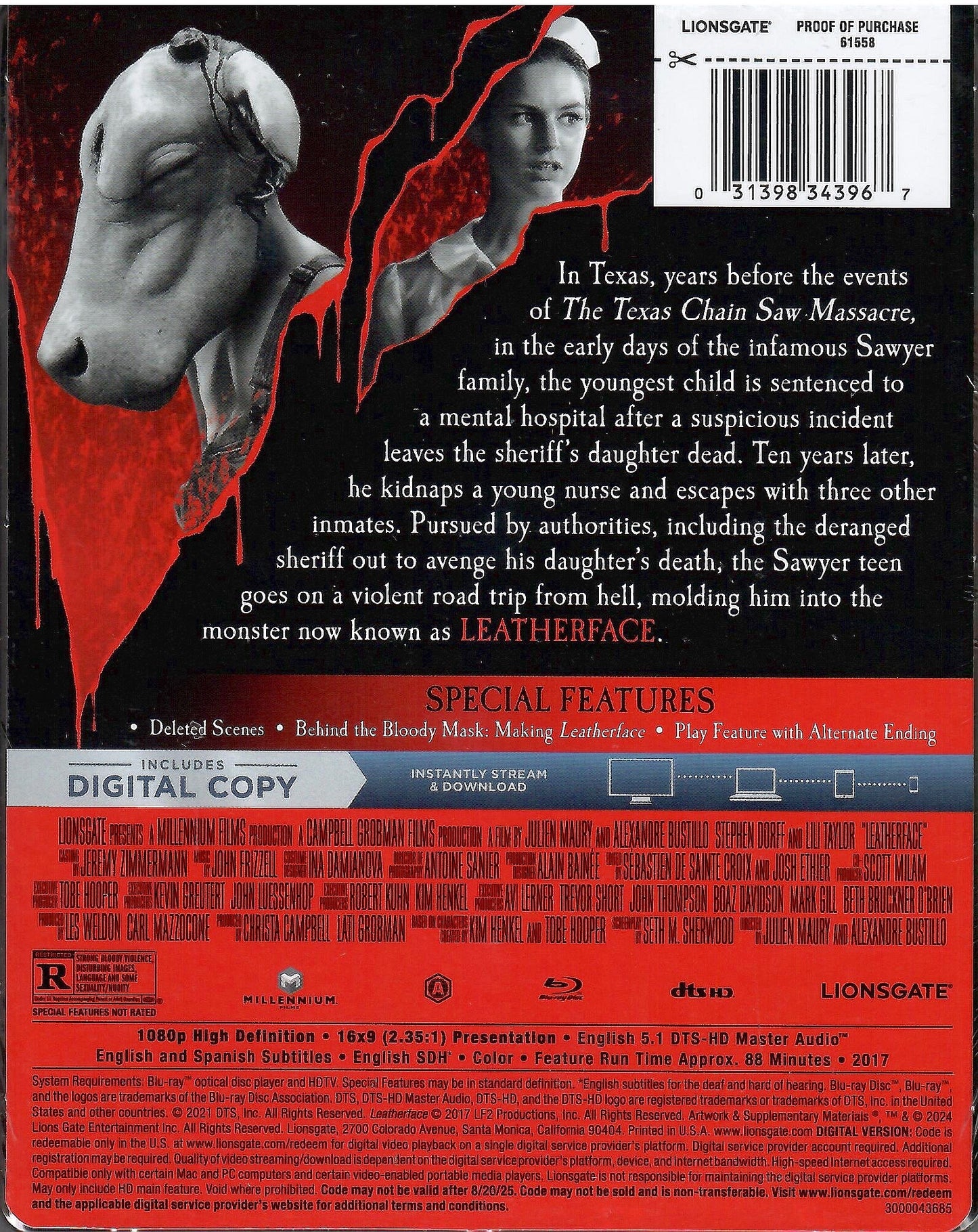 Leatherface SteelBook (Exclusive)