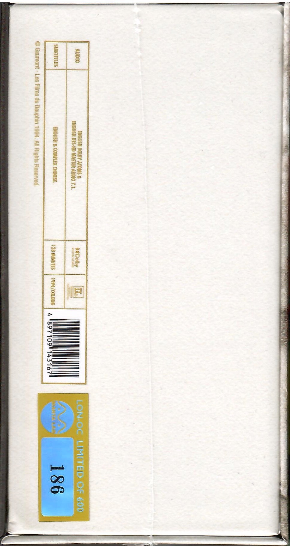 Leon: The Professional 4K 1-Click SteelBook (ME#57)(Hong Kong)(EMPTY)(Slip Box)