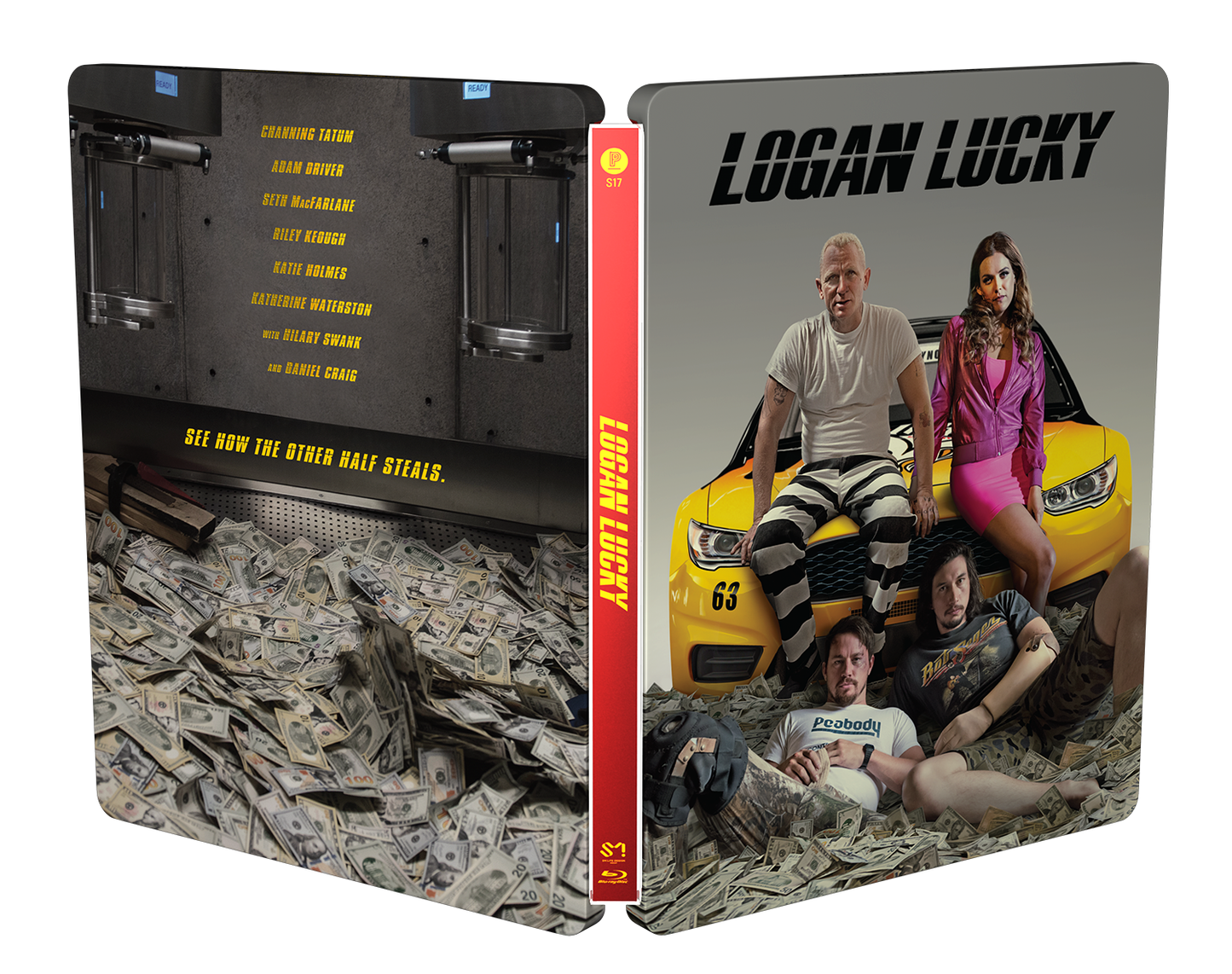 Logan Lucky 1/4 Slip SteelBook (PA#52)(Korea)