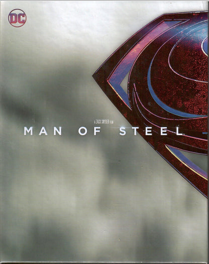 Man of Steel 3D + 4K 1-Click SteelBook + Lenticular Magnet (2013)(WCE#21)(Korea)