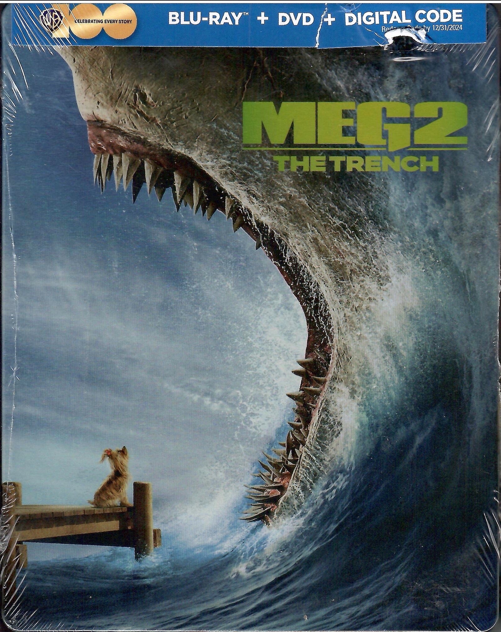 Meg 2: The Trench Best Buy Exclusive 4K + Blu-ray Steelbook