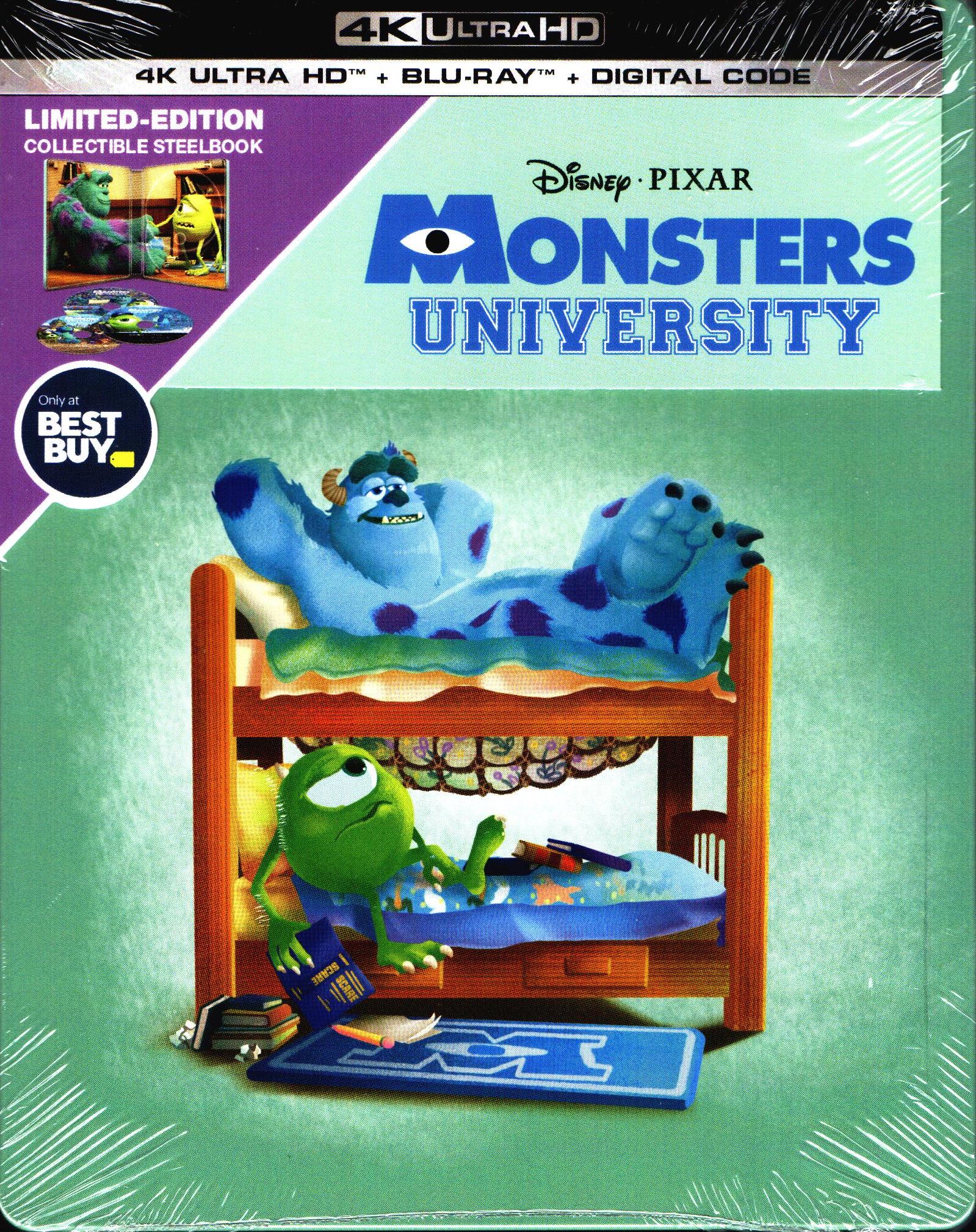 monsters university dvd 2013 Monsters University 4K SteelBook (Exclusive) – Blurays For Everyone