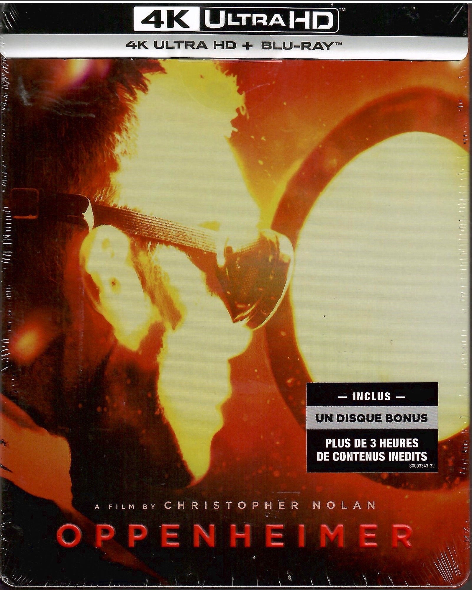 Oppenheimer 4K SteelBook (France) – Blurays For Everyone