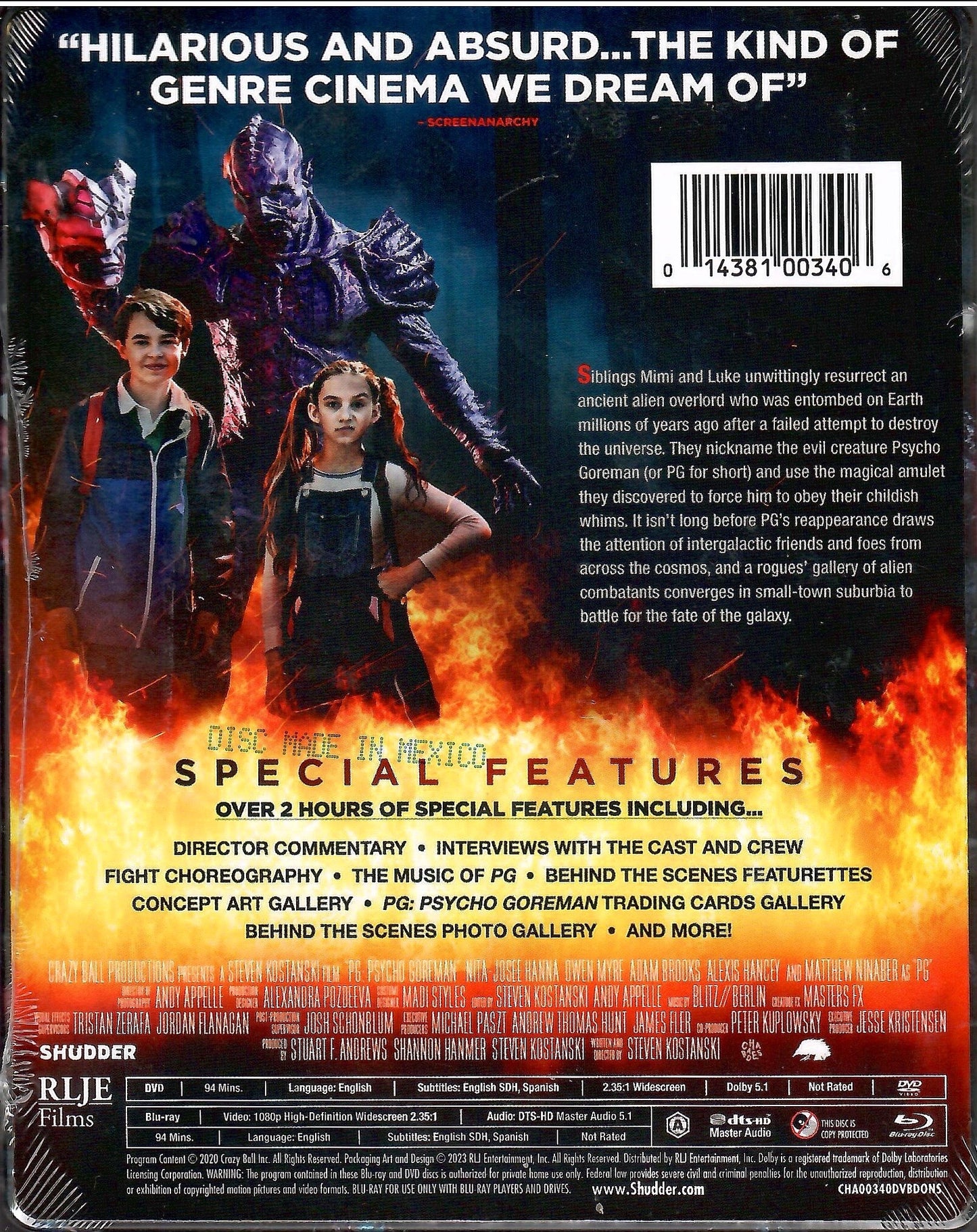 PG: Psycho Goreman SteelBook (Exclusive)