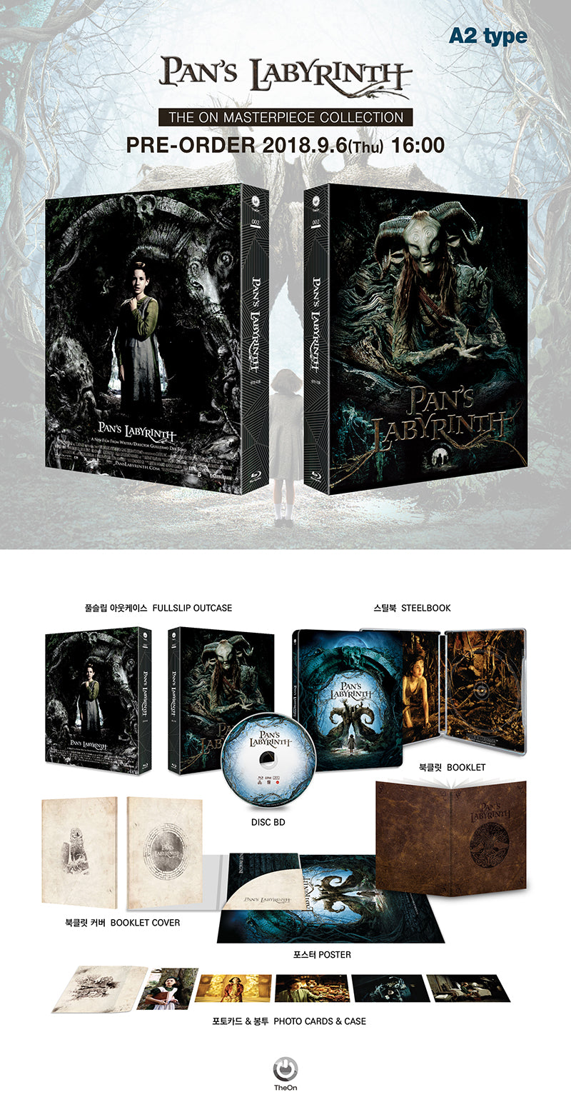 Pan's Labyrinth Full Slip A2 SteelBook (KE#71)(Korea)