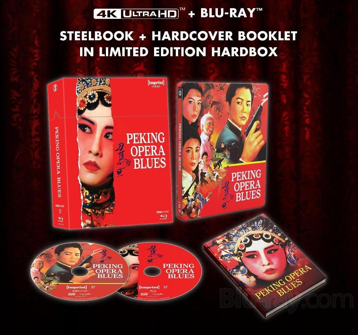 Peking Opera Blues 4K Full Slip SteelBook (Australia)