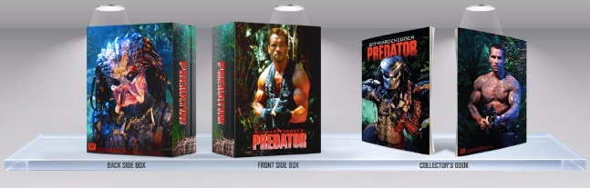 Predator XL 1-Click SteelBook Maniacs Box Set (1987)(FAC#158)(Czech)(EMPTY)(Slip Box)