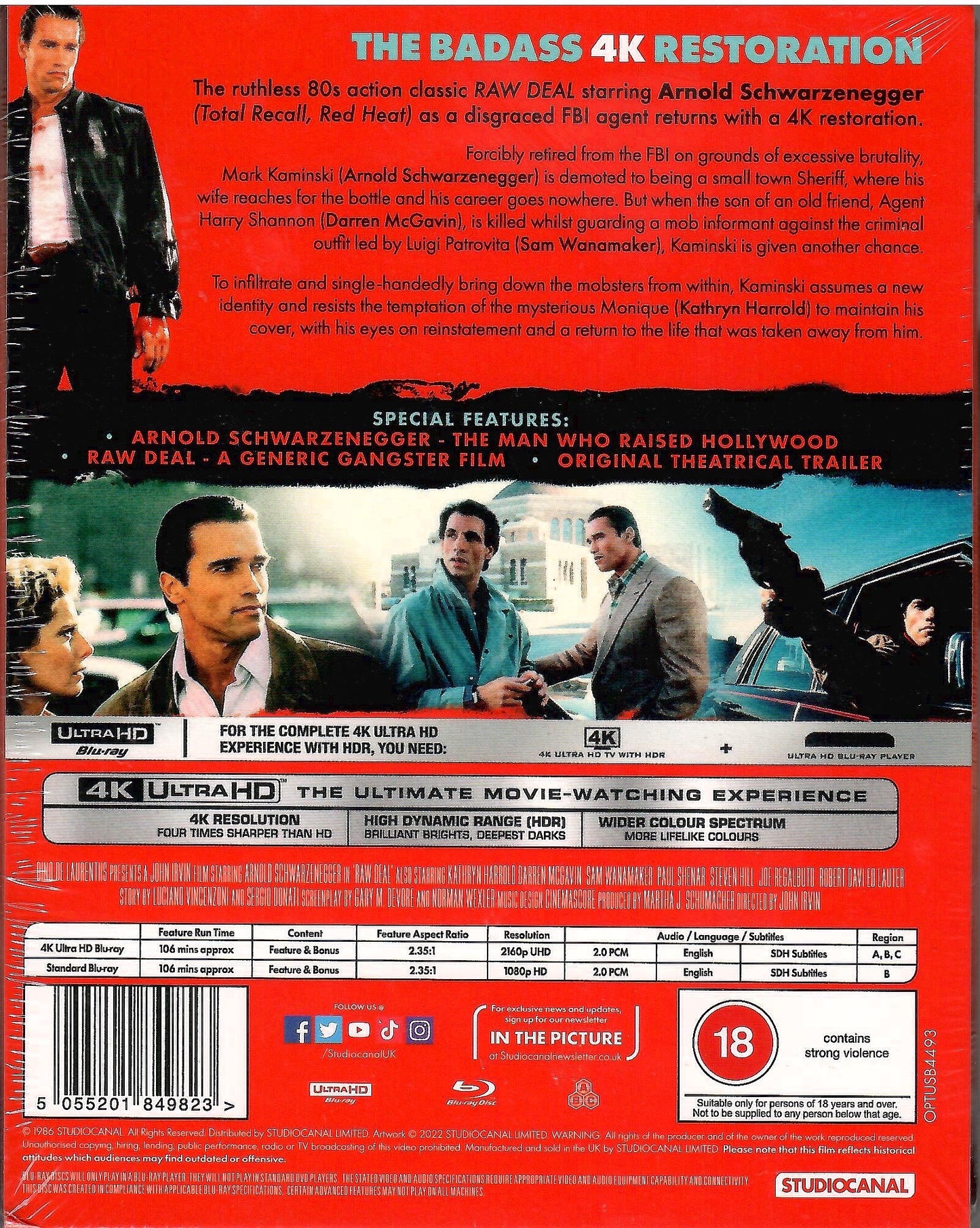 Raw Deal 4K SteelBook (UK)