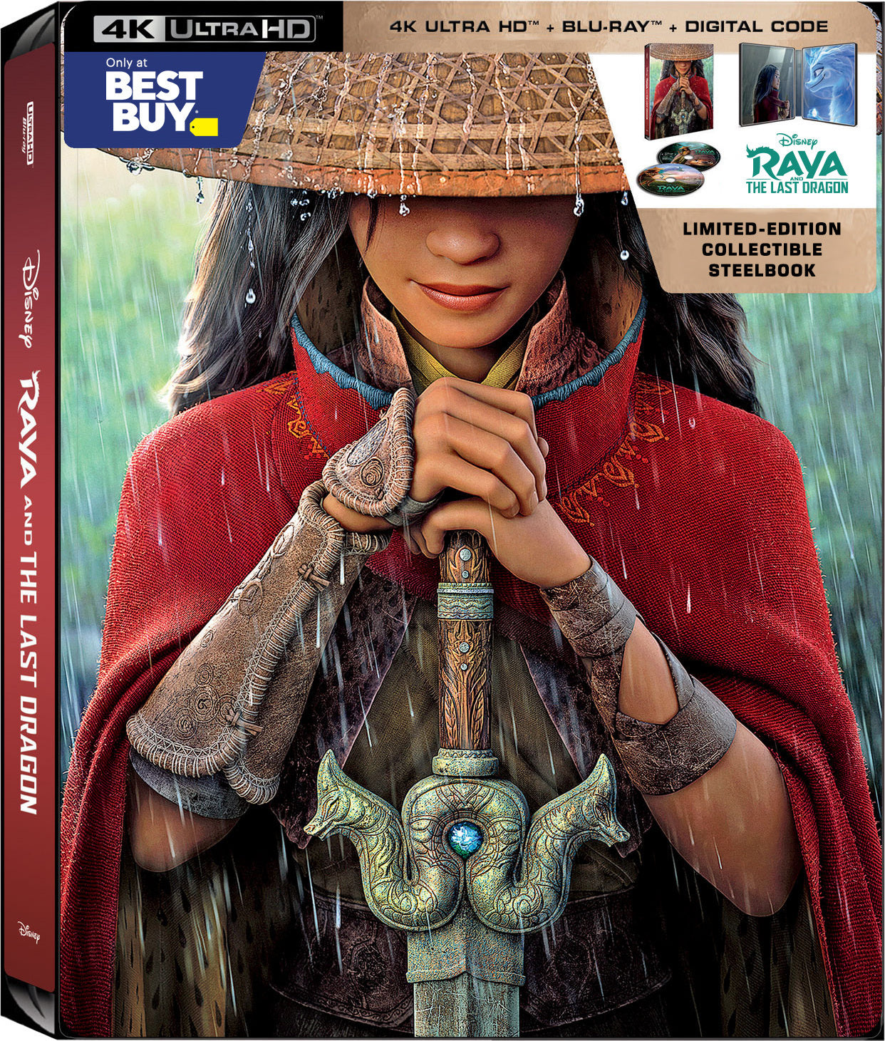 Raya and the Last outlet Dragon 4K+Blu-Ray Steelbook (OOP)