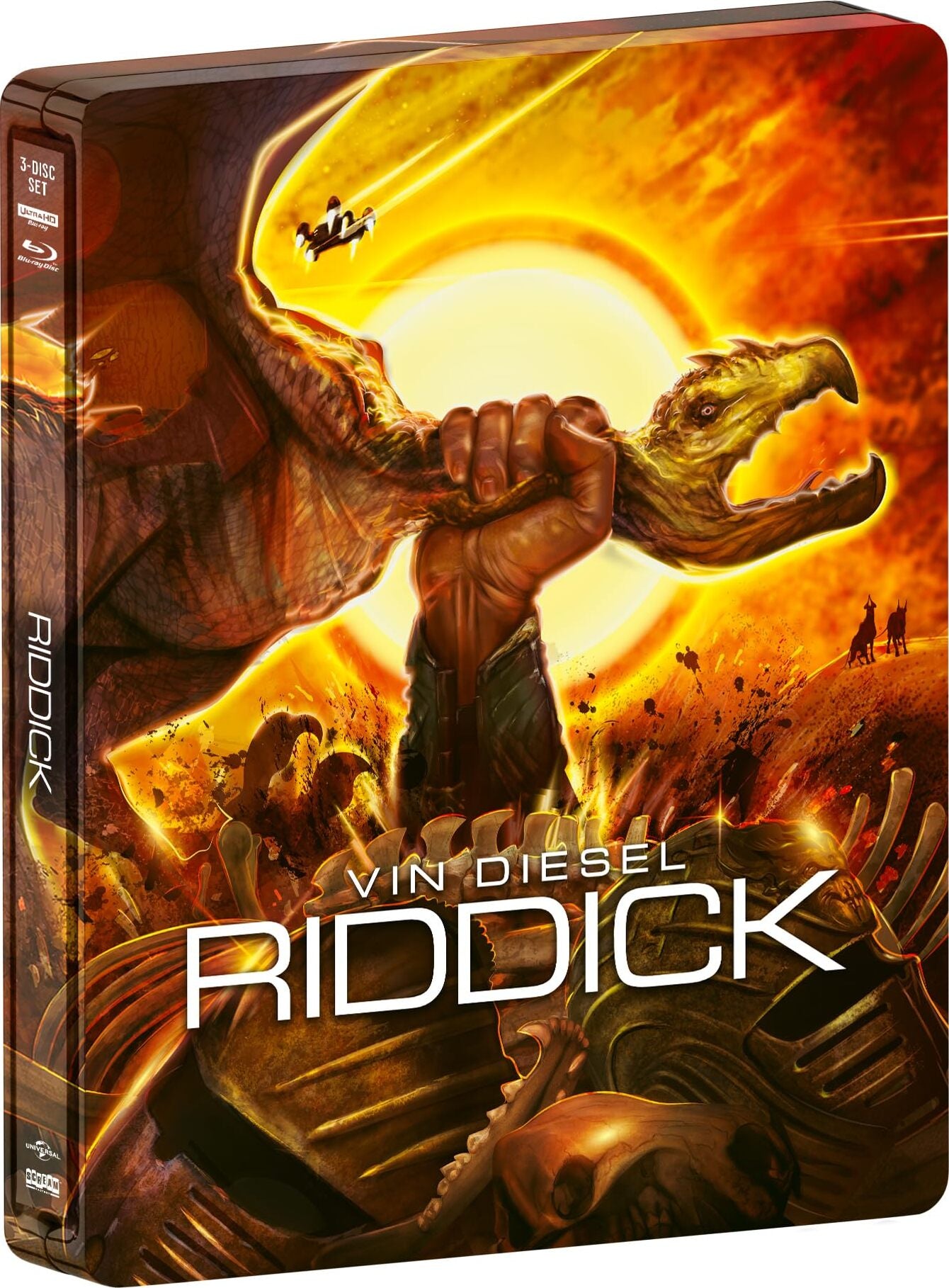 Riddick 4K: Unrated SteelBook