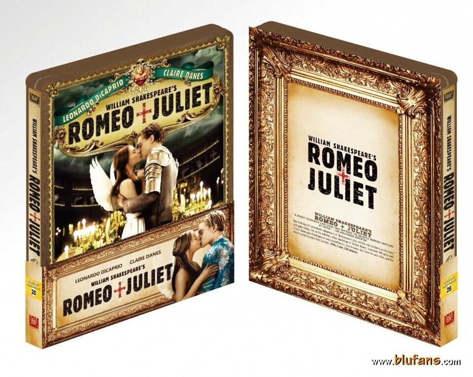Romeo + Juliet 1/4 Slip SteelBook (1996)(Blufans#28)(China)