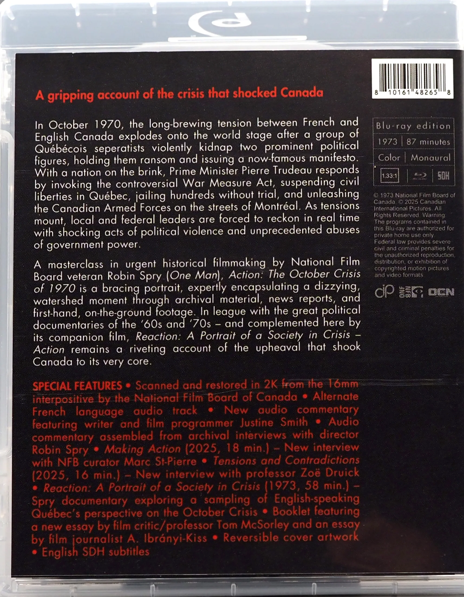 Action: The October Crisis of 1970 - Limited Edition (CIP-035)(Exclusive)*