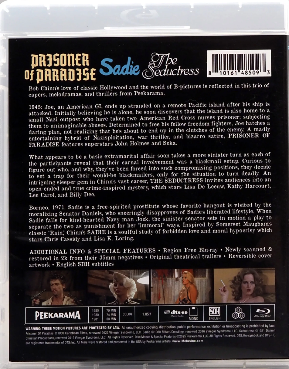 Prisoner of Paradise / Sadie / The Seductress: Limited Edition (PEEK-032)(Exclusive)*