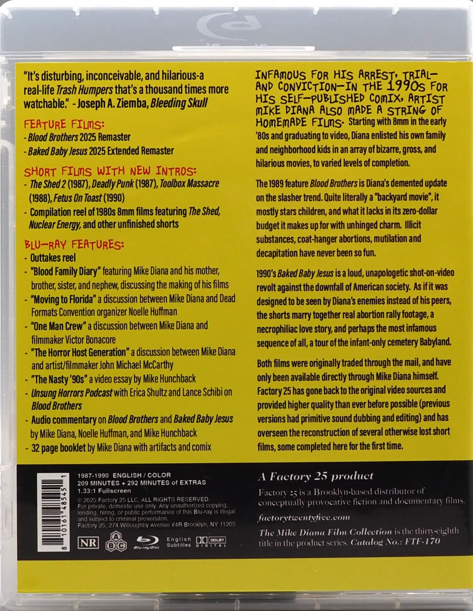 The Mike Diana Film Collection: Limited Edition (FTF-170)(Exclusive)*