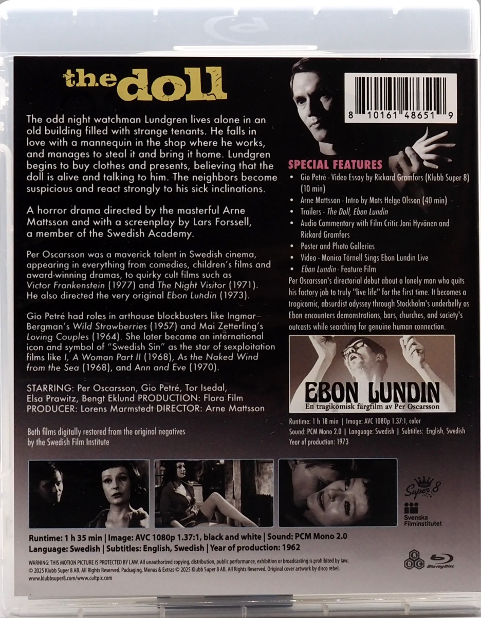 The Doll (Vaxdockan): Limited Edition (1962)(KS8-002)(Exclusive)*