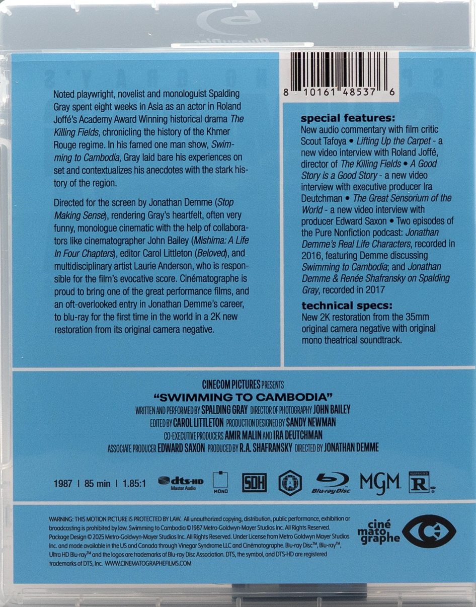 Swimming to Cambodia: Limited Edition DigiBook (CIN-018)(Exclusive)*