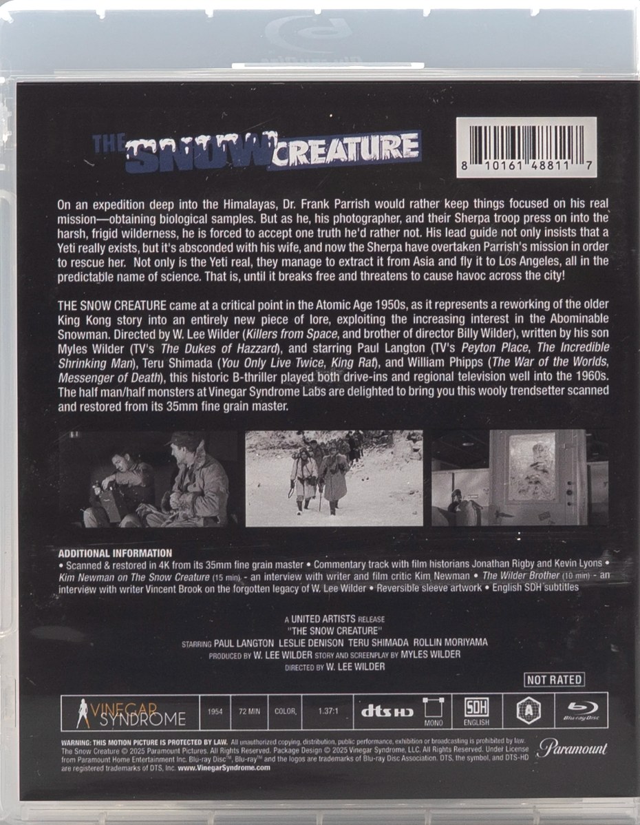 The Snow Creature: Limited Edition (VSL-021)(Exclusive)*