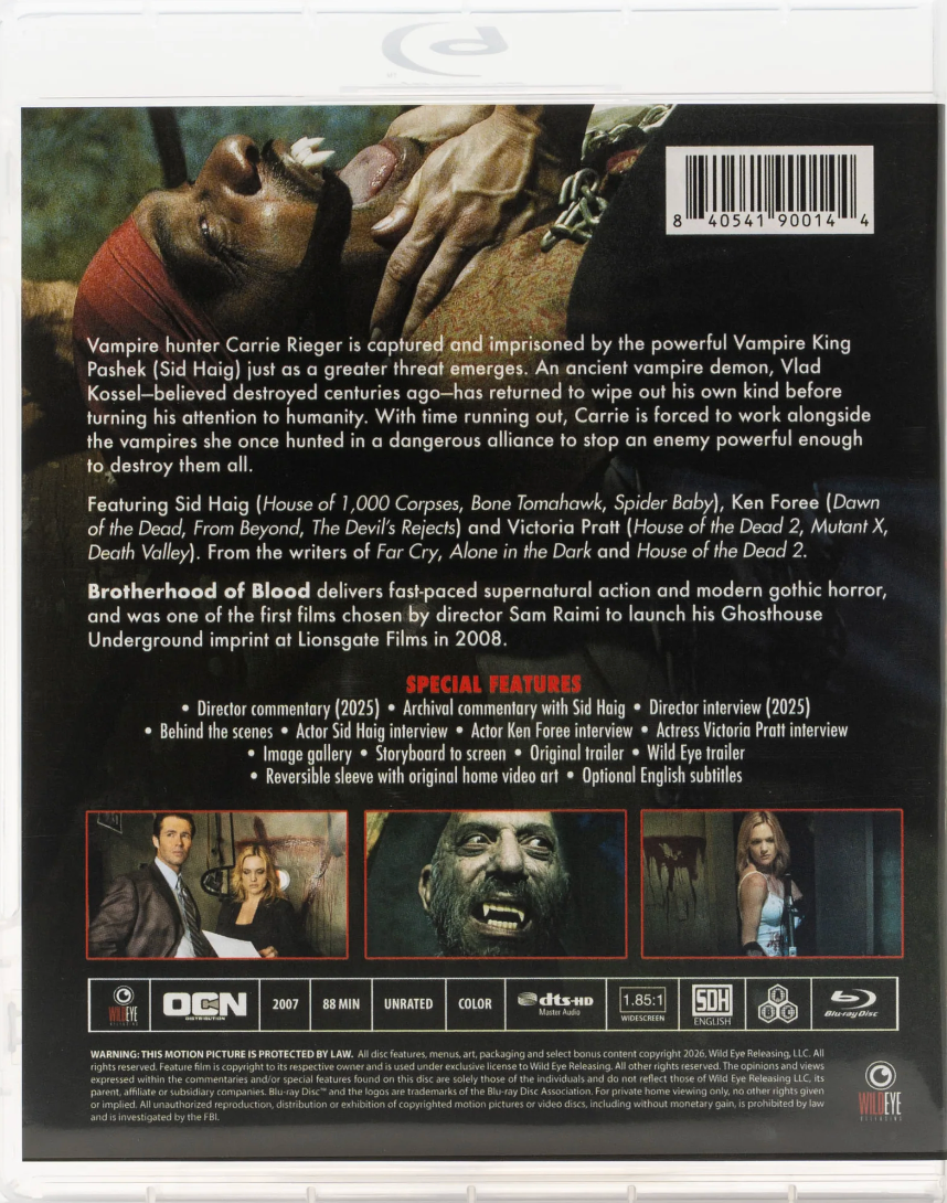 Brotherhood of Blood: Limited Edition (WER-007)(Exclusive)