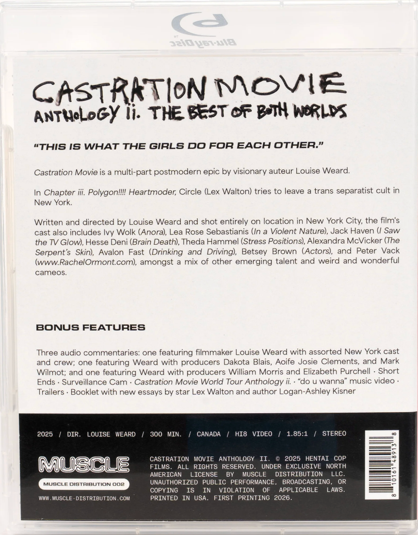 Castration Movie Anthology II. The Best of Both Worlds: Limited Edition (MD-002)(Exclusive)